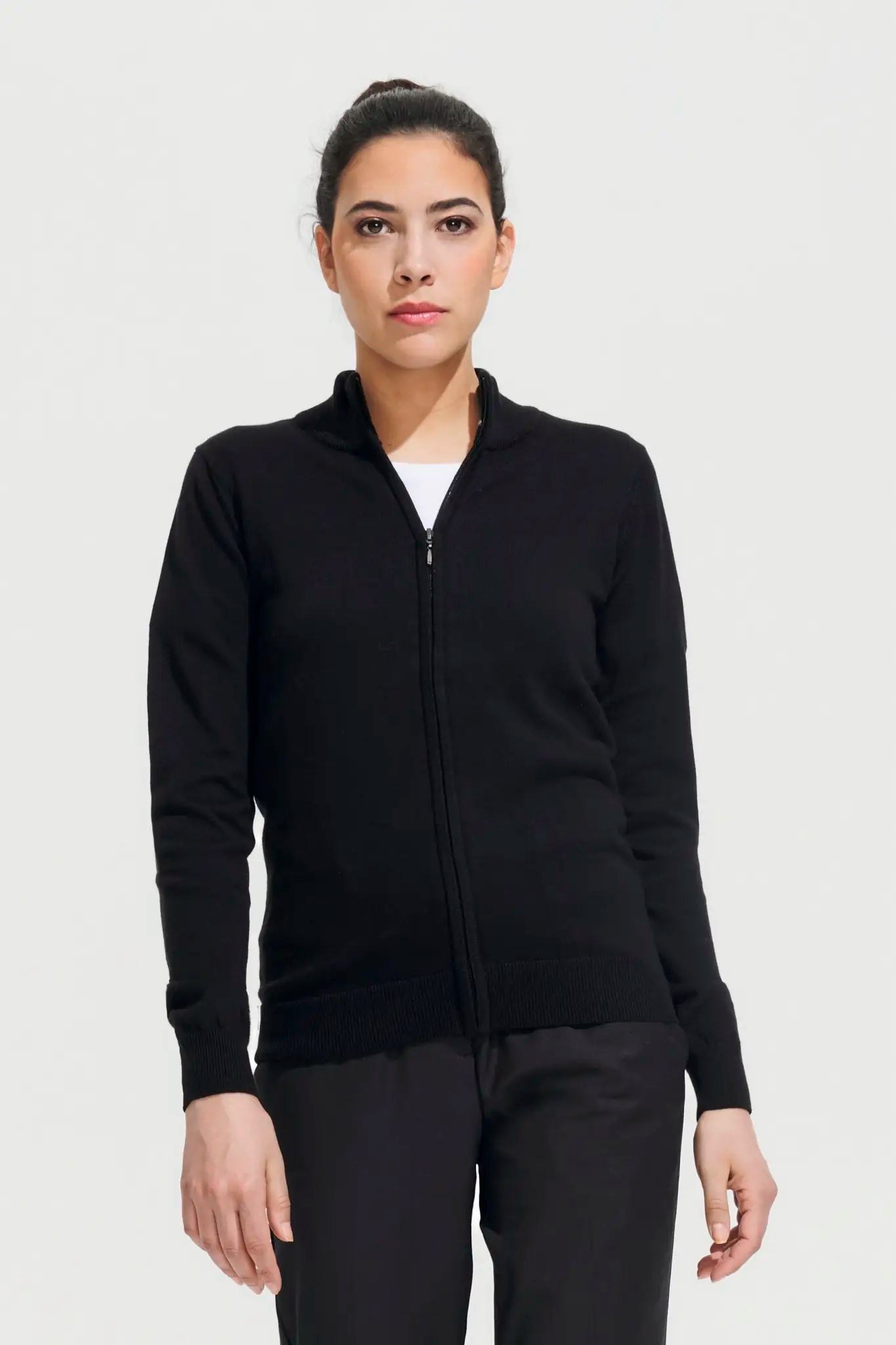 all-groups Women's Zipped Knitted Cardigan Gordon