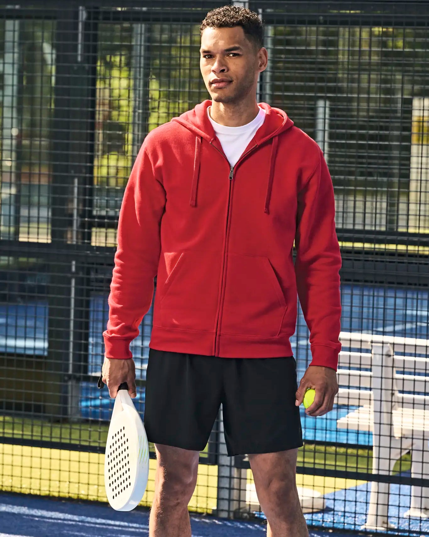 all-groups Men's Authentic Zipped Hood Jacket