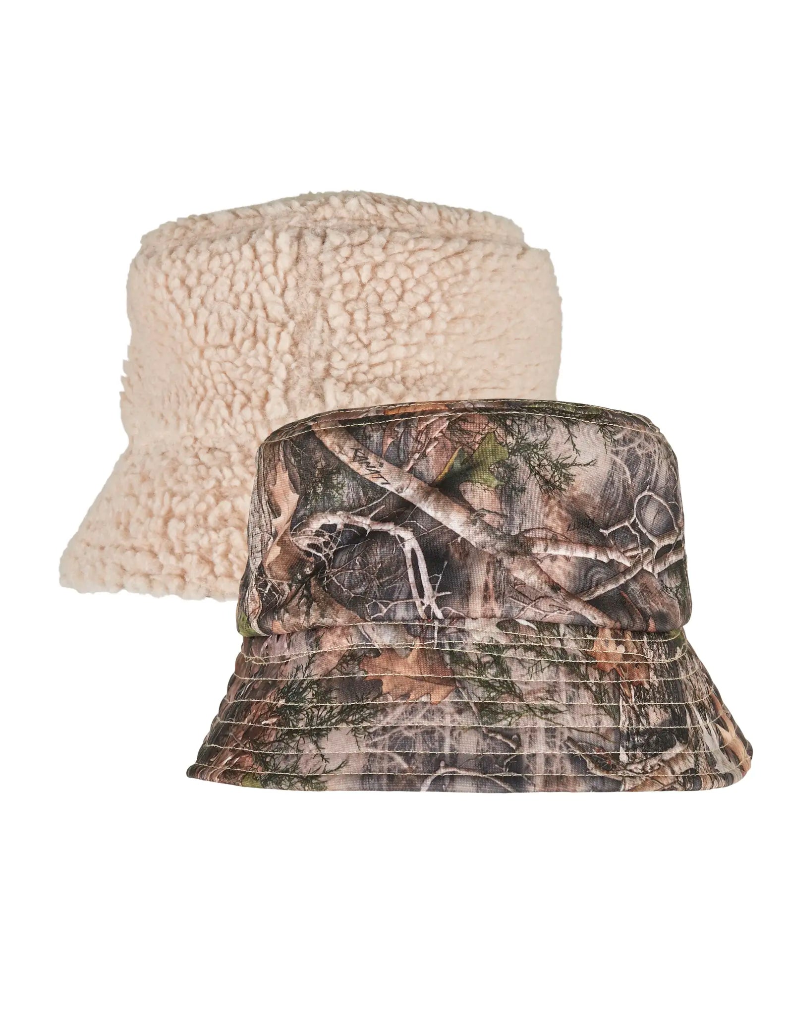all-groups Sherpa Real Tree Camo Reversible Bucket Hat