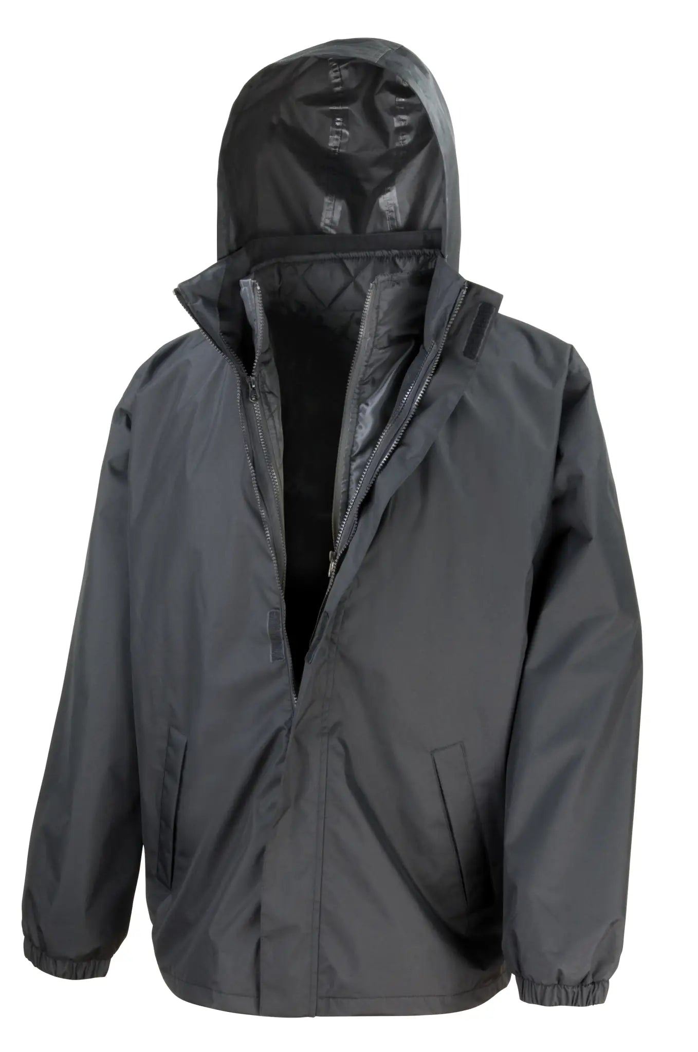 all-groups Men's 3 in 1 Jacket With Quilted Bodywarmer