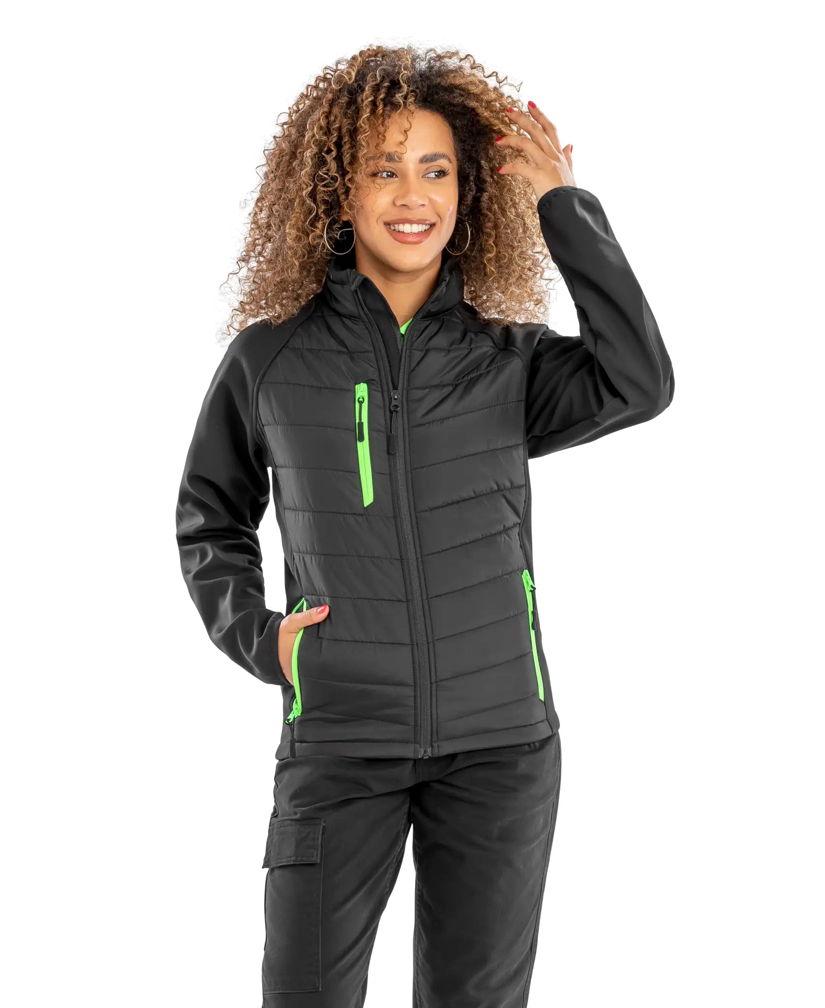 all-groups Men's Recycled Compass Padded Softshell